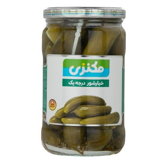 خیارشور درجه یک 660 گرمی مکنزی